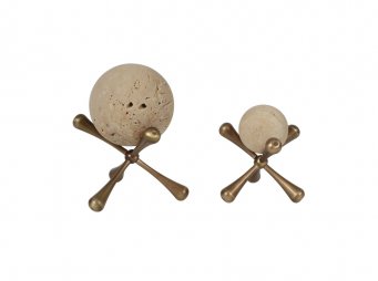 AK.JT0096 - TRAVERTEN METAL MOLEKUL SET